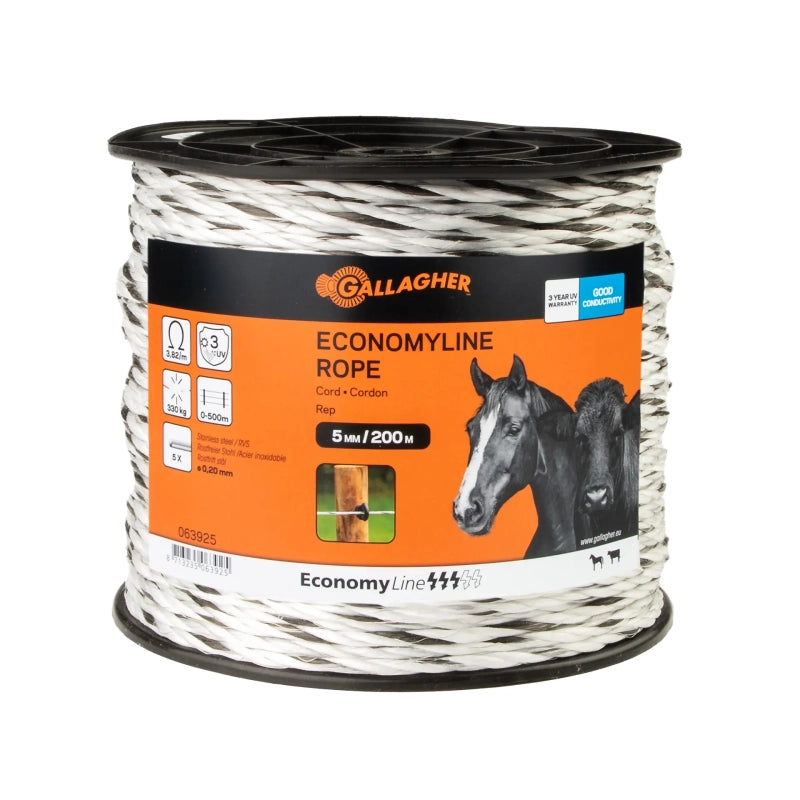 Gallagher EconomyLine Rope 100m